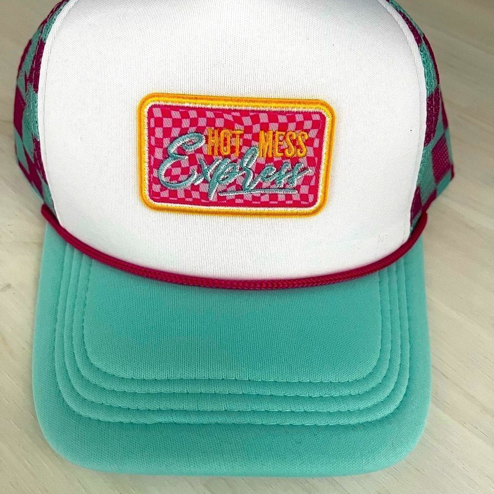 Colorful Trucker Hat with Patch